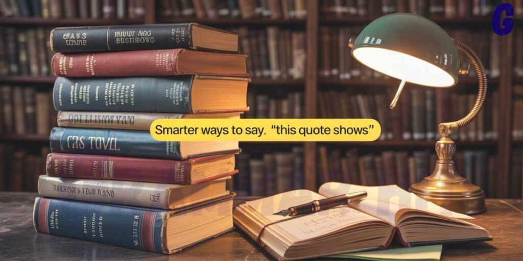 Smarter Ways to Say "This Quote Shows" in Essays
