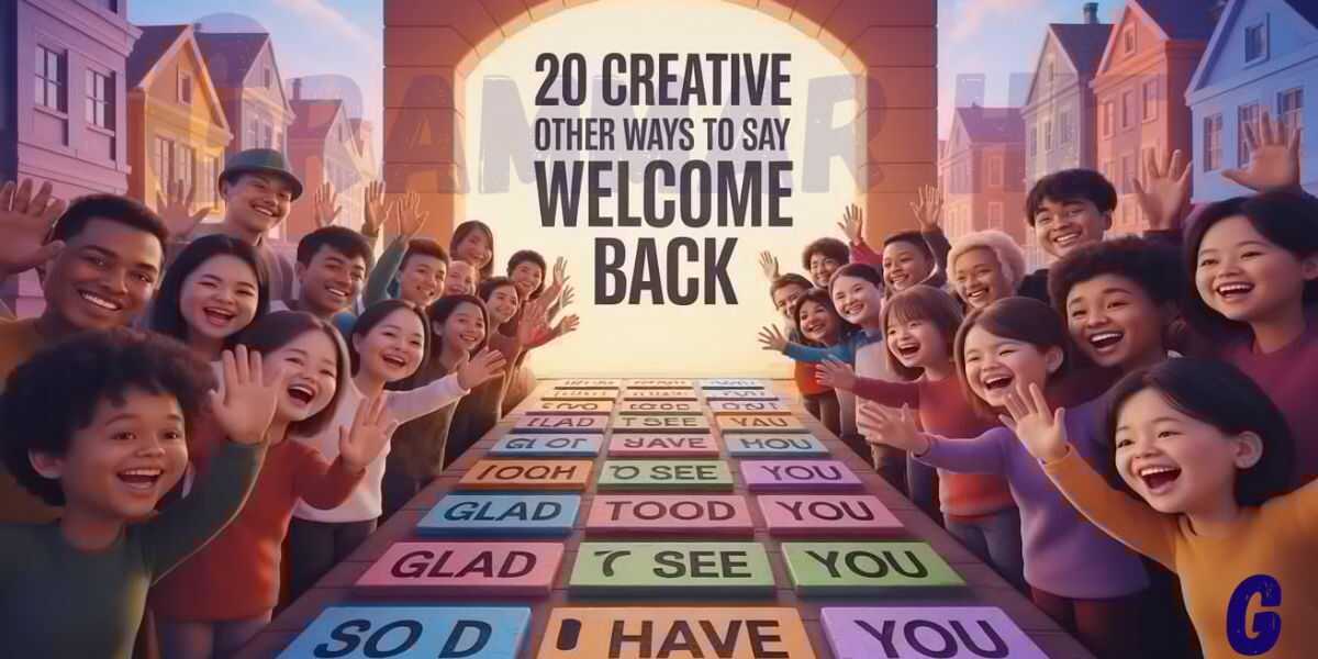 Creative Other Ways to Say Welcome Back