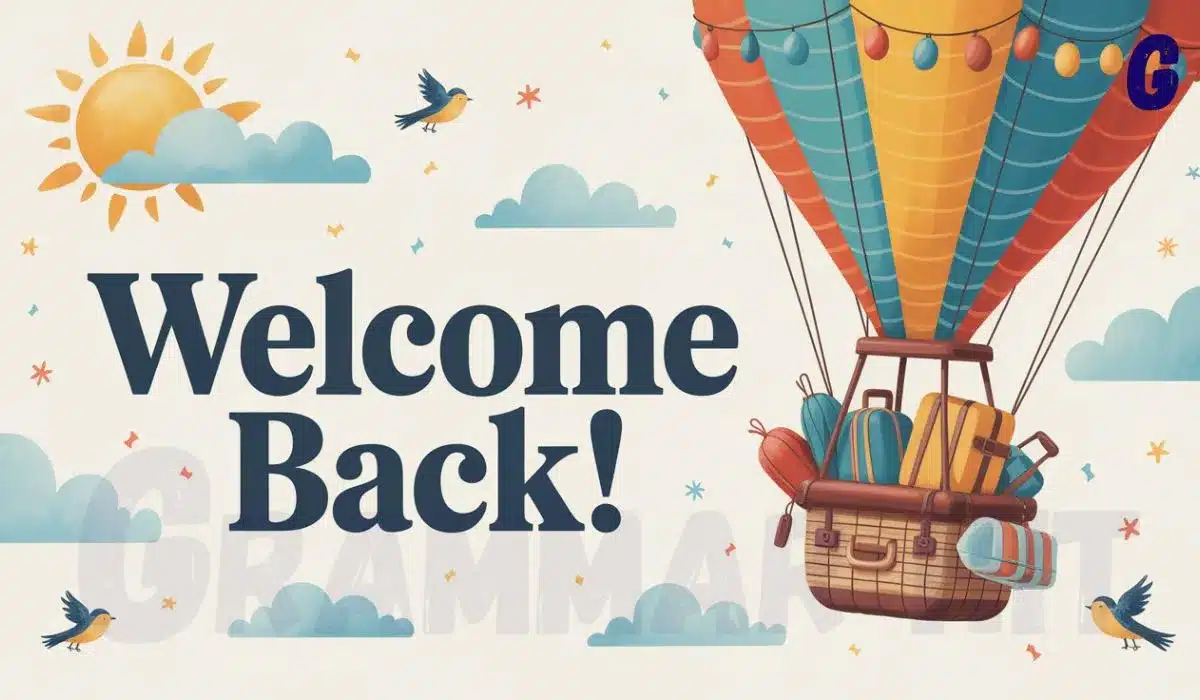 Fresh Ways to Say Welcome Back